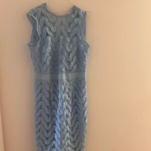 Selling this gorgeous light blue lace dress. Size Large.